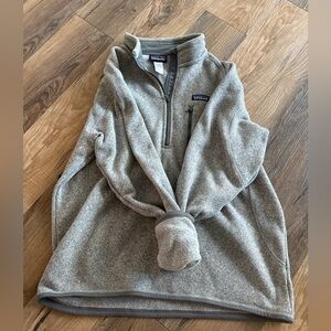 MENS PATAGONIA QUARTER ZIP SIZE L